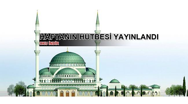 Haftanın hutbesi ' 