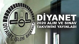 Diyanet sınav ve alım takvimi yayınlandı.