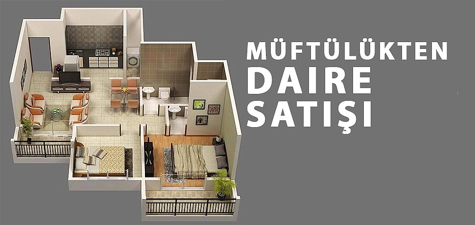 Müftülükten daire satışı ilanı