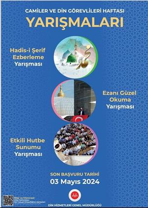 Trabzon'da 2024 Camiler Ve Din Görevlileri Haftası Yarışması