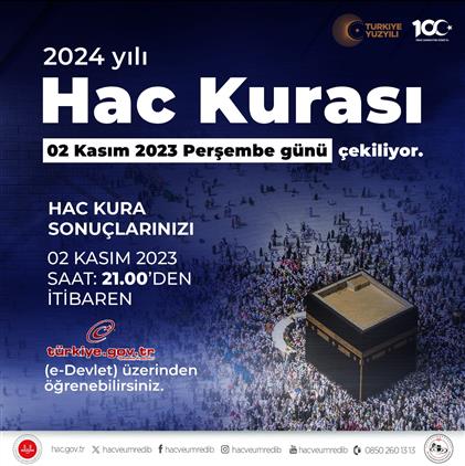 Bartın'da 2024 Hac Kuraları çekiliyor