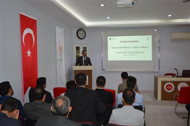 Antalya Dini İhtisas Merkezi Akademi Merkezimizde Konferans
