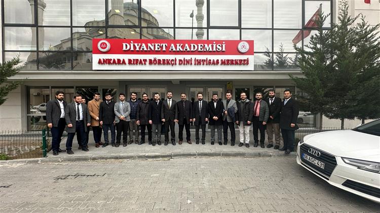 Ankara Dini İhtisas Merkezi Ankara Dini Yüksek Ihtisas Mezunlarından Müdürümüz şevki çelebi'ye Hayırlı Olsun Ziyareti.