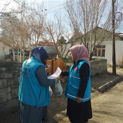 Ardahanda Ihtiyaç Sahibi Ailelere Kurban Eti Dağıtıldı.