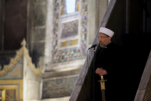 İstanbul'da Ayasofya’da Bayram Namazı Eda Edildi