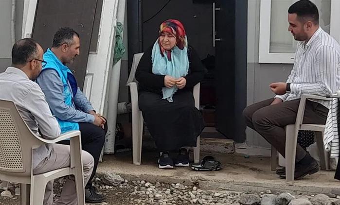 Adiyaman'da Din Görevlilerinden Depremzede Annelere Anlamlı Ziyaret