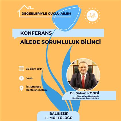 Bursa Dini İhtisas Merkezi Konferansa Davet