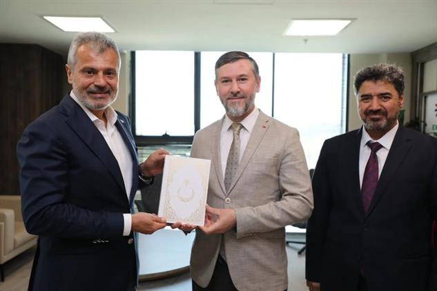 Il Müftümüz Mevlüt Topçu’dan, Hatay Büyükşehir Belediye Başkanı Mehmet öntürk’e Hayırlı Olsun Ziyareti