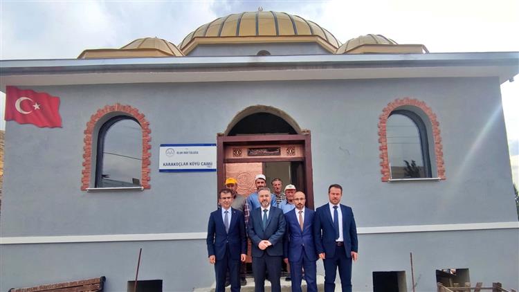 Erzurum'da Müftü Yıldırım, Olur Ilçesinde Inşaatı Devam Eden Camilerde Incelemelerde Bulundu