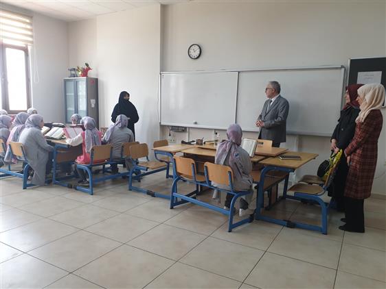 Erzurum'da Müftümüz Dr. Rüstem Can Ve Müftü Yardımcımız Müseffa Akbulut, Raif Azak Imam Hatip Ortaokulu’nu Ziyaret Etti.