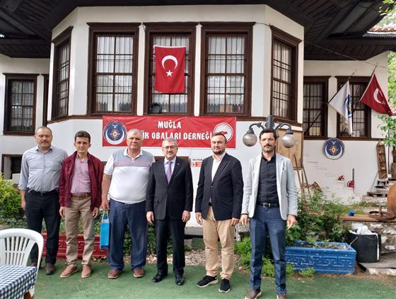 Muğla Il Müftüsü Yaşar çapçı, Muğla Yörük Obaları Dernek Başkanı Orhan Akcan'ı Ziyaret Etti.