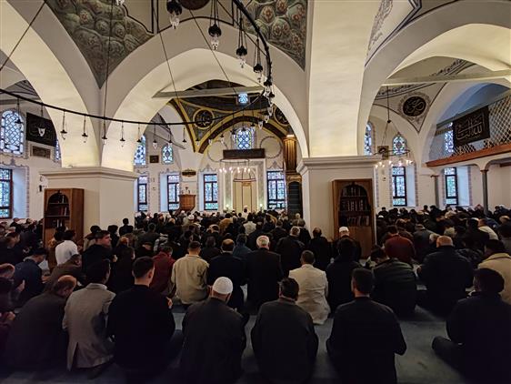 Kastamonu'da Nasrullah Kadı Camii'nde Coşkulu Ramazan Bayramı
