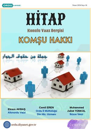 📚ordu Il Müftülüğümüzce Hazırlanan Hitap Dergisi 16. Sayı - Komşu Hakkı sizinle Paylaşıyoruz. Linke Tıklayarak Dergiye Ulaşabilirsiniz