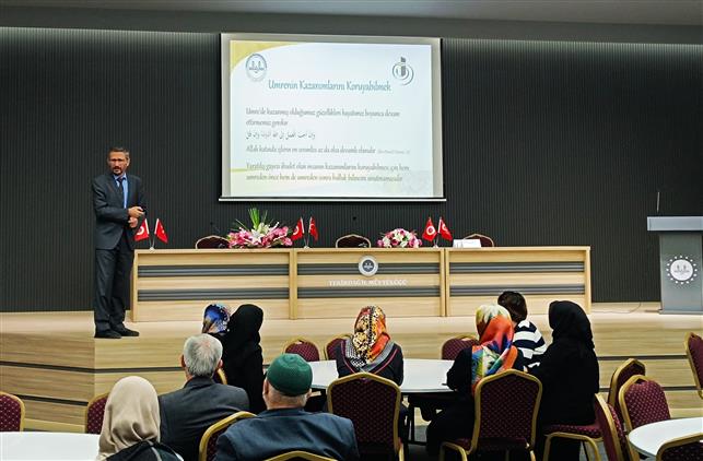 Tekirdağ’da Umre Seminerleri Devam Ediyor