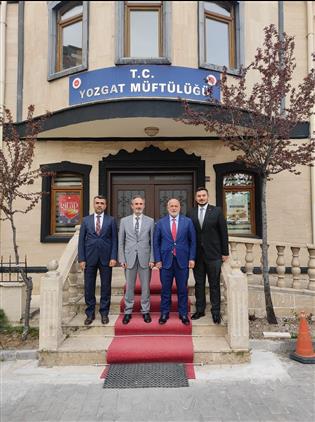 Yozgat'de Trabzon Il Müftüsü Il Müftülüğümüzü Ziyeret Etti